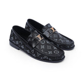 Men's Designer Monogram Loafers - Metallic Emblem | VF-703