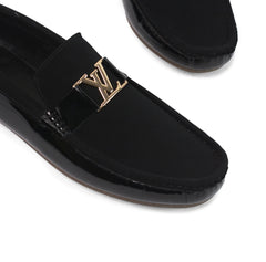Midnight Luxe Suede Loafers-VL001