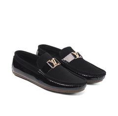 Midnight Luxe Suede Loafers-VL001