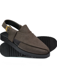 Traditional Peshawari Chappal - Premium Suede | Rustic Charm VP2001