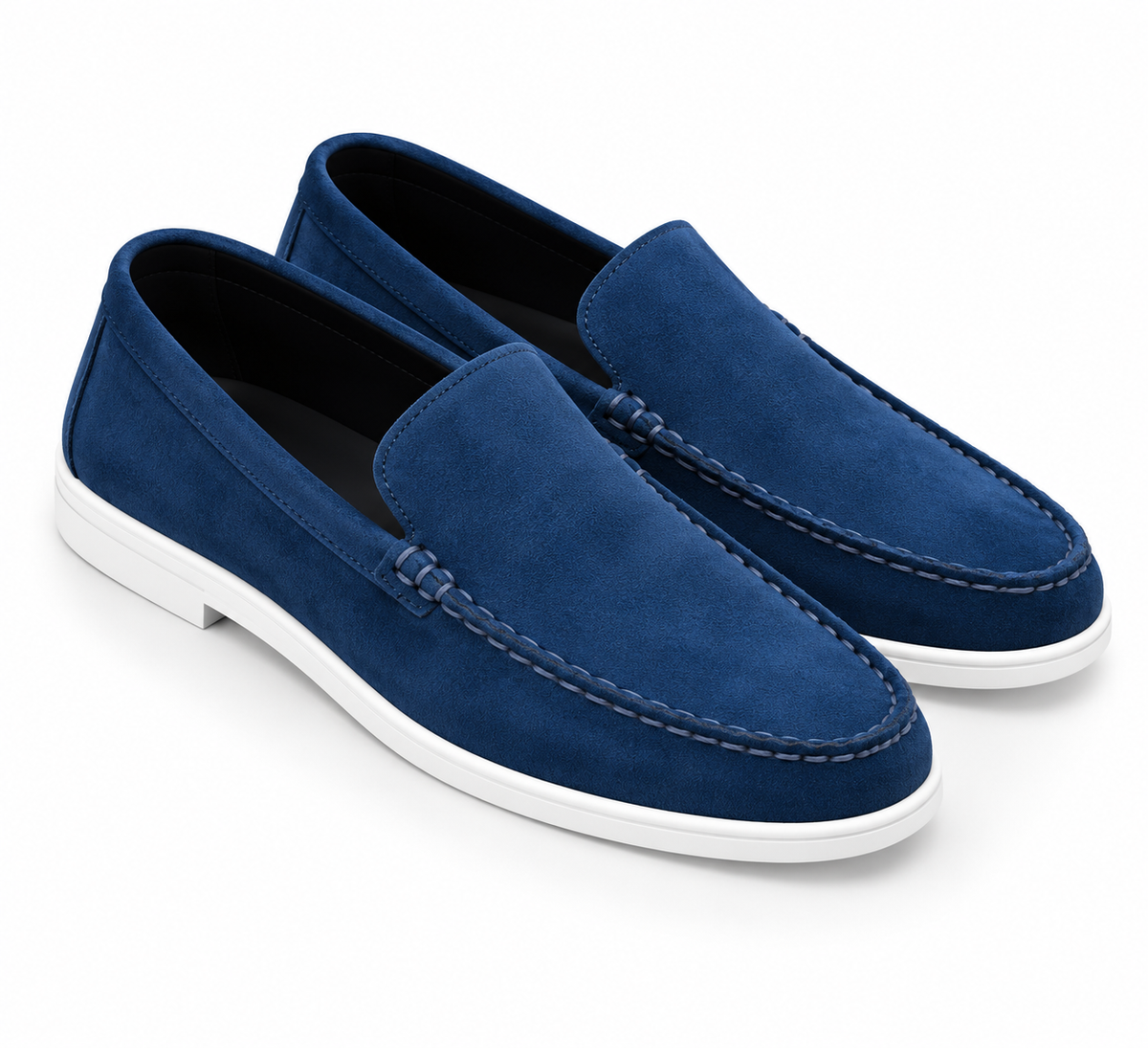 Navy Blue Buckles Loropiana